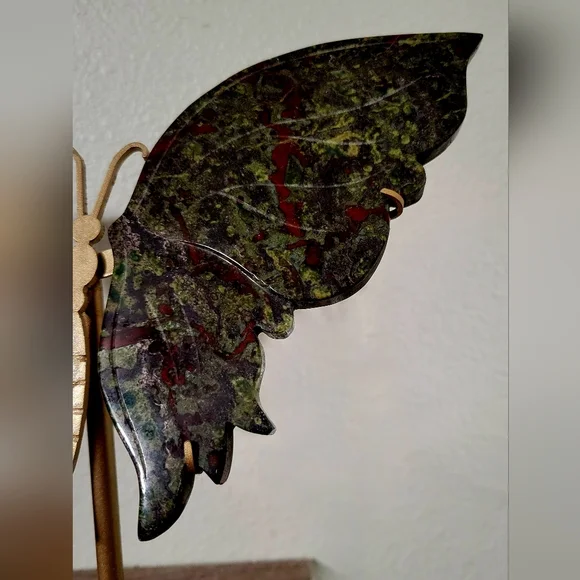 Dragons blood crystal butterfly wings